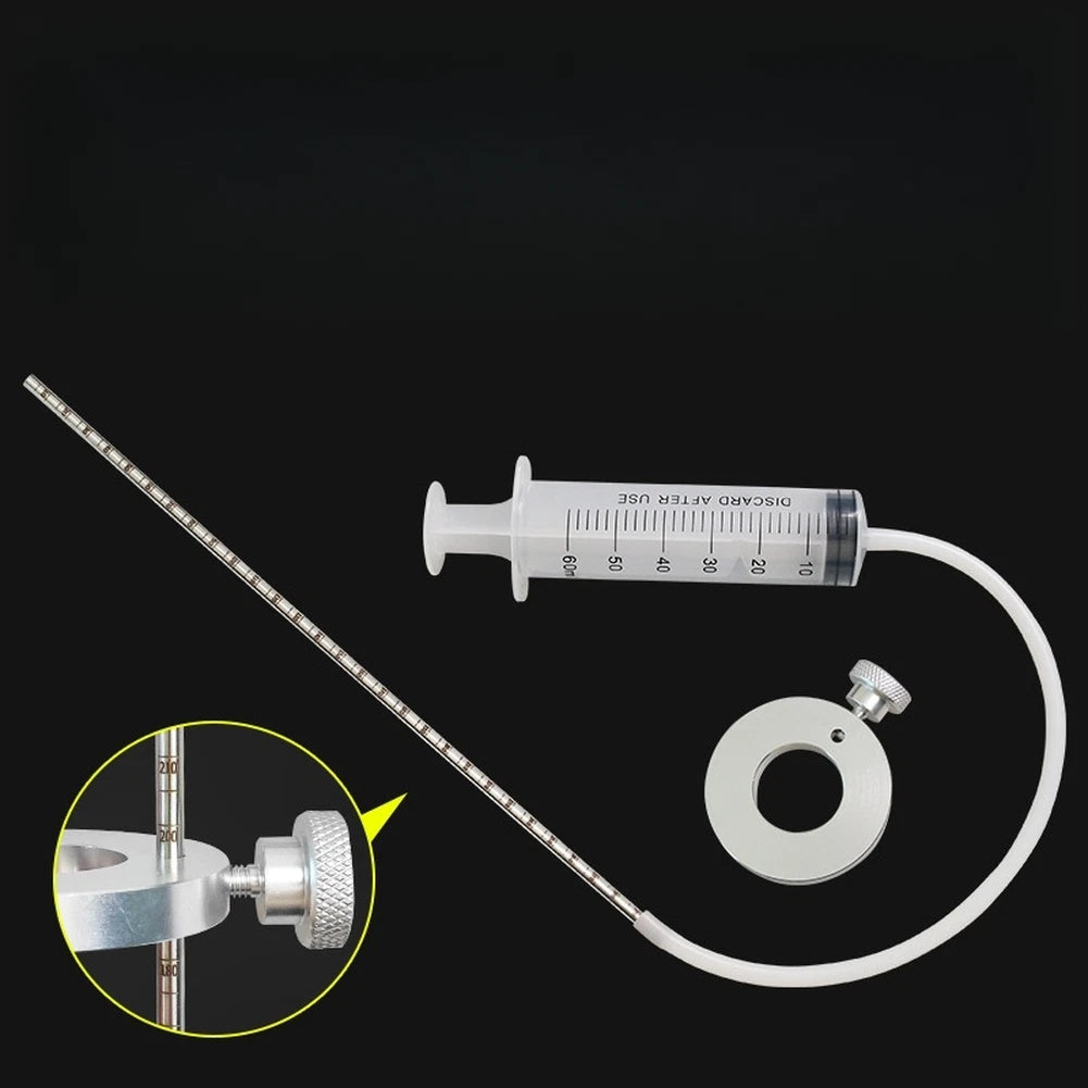 Stainless Steel Fork Oil Tool Kit for Motorcycles (60ml Dispenser)