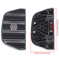 Black Gear Skull Passenger Footboard for Harley Touring/Softail (1987–2015)