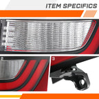 Fog Light Cover for Chrysler 200 (2015–2017) - Left Side, Black