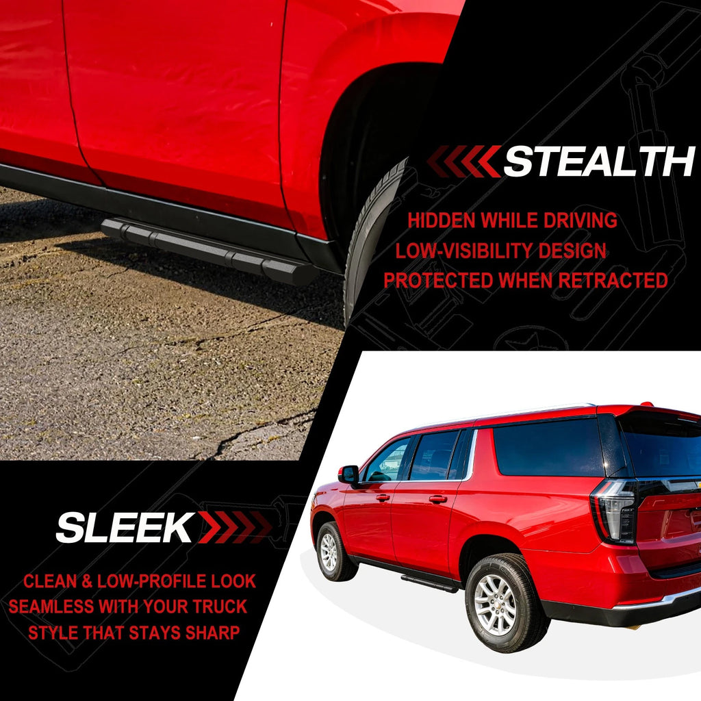 Power Running Boards for Chevy Suburban (2021-2026)