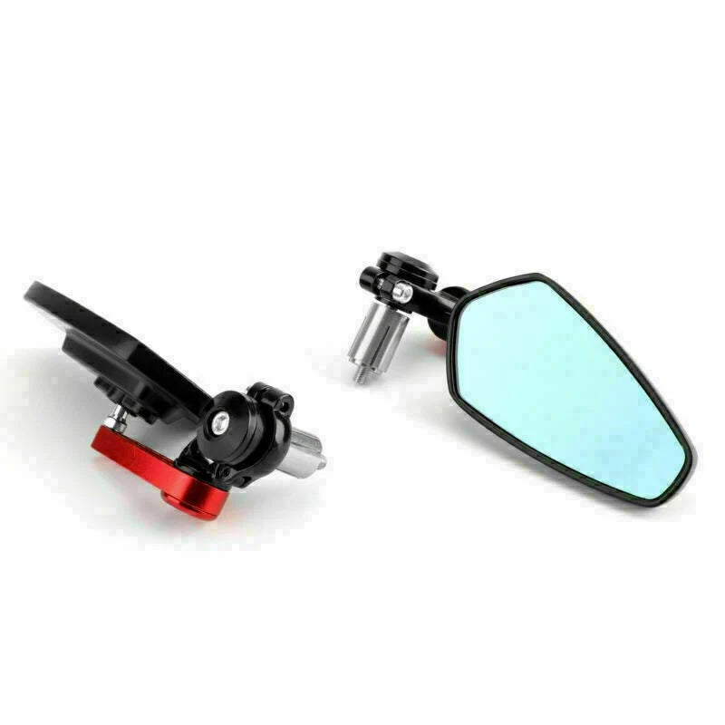 7/8" Aluminum Rear View Side Mirror for Universal Fit Motorcycle