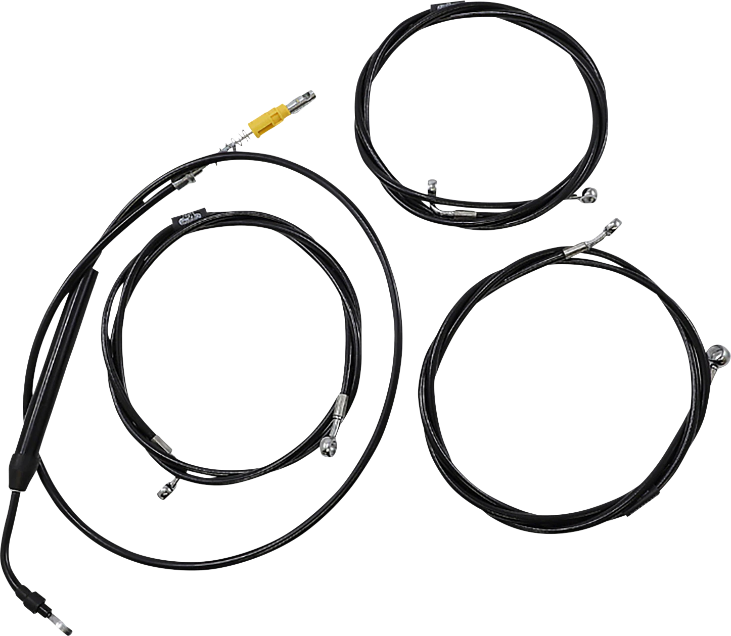 Handlebar Cable/Brake Line Kit for LA Choppers (15" - 17" Ape Hanger)