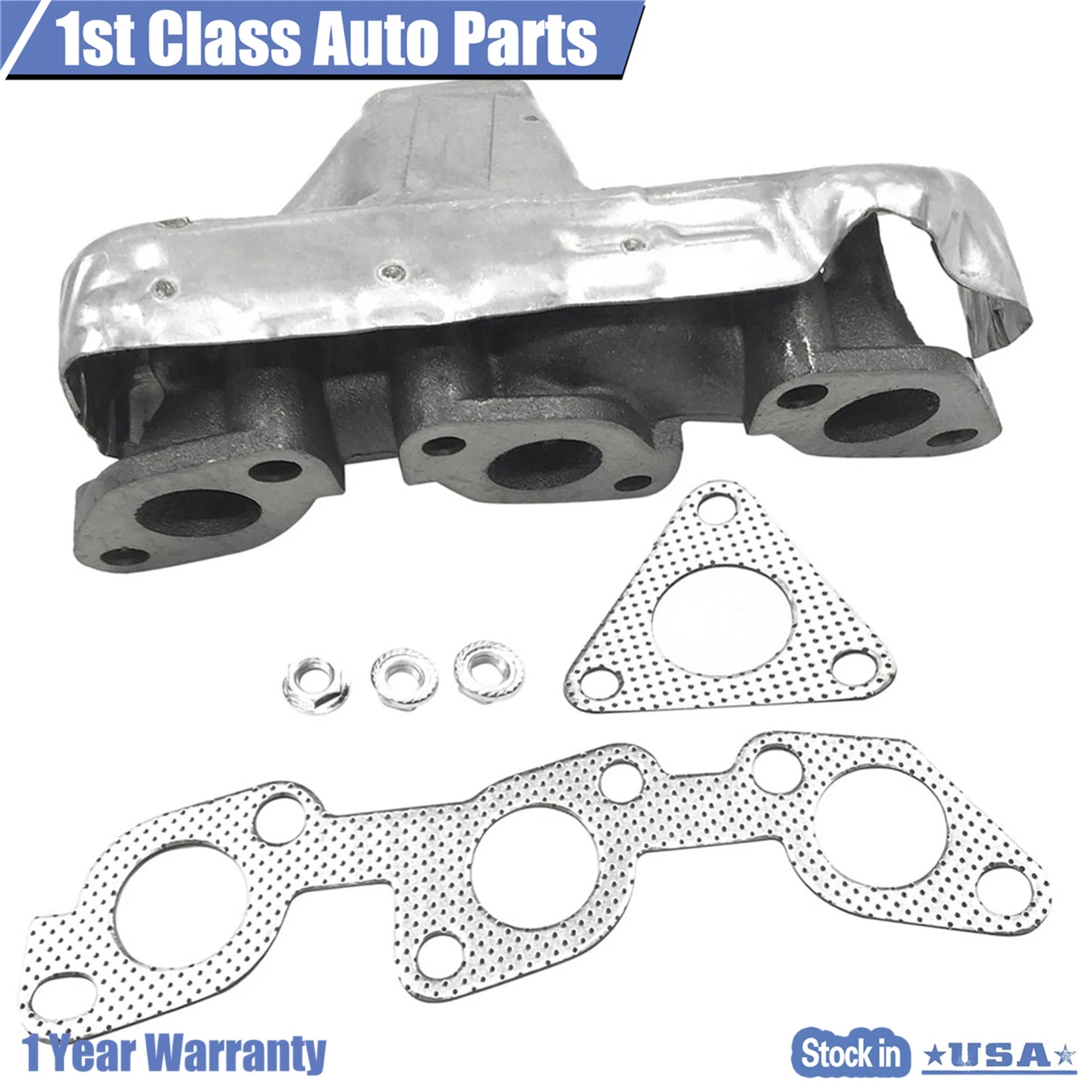 Exhaust Manifold & Gasket for Nissan Frontier/Xterra (1999-2004)