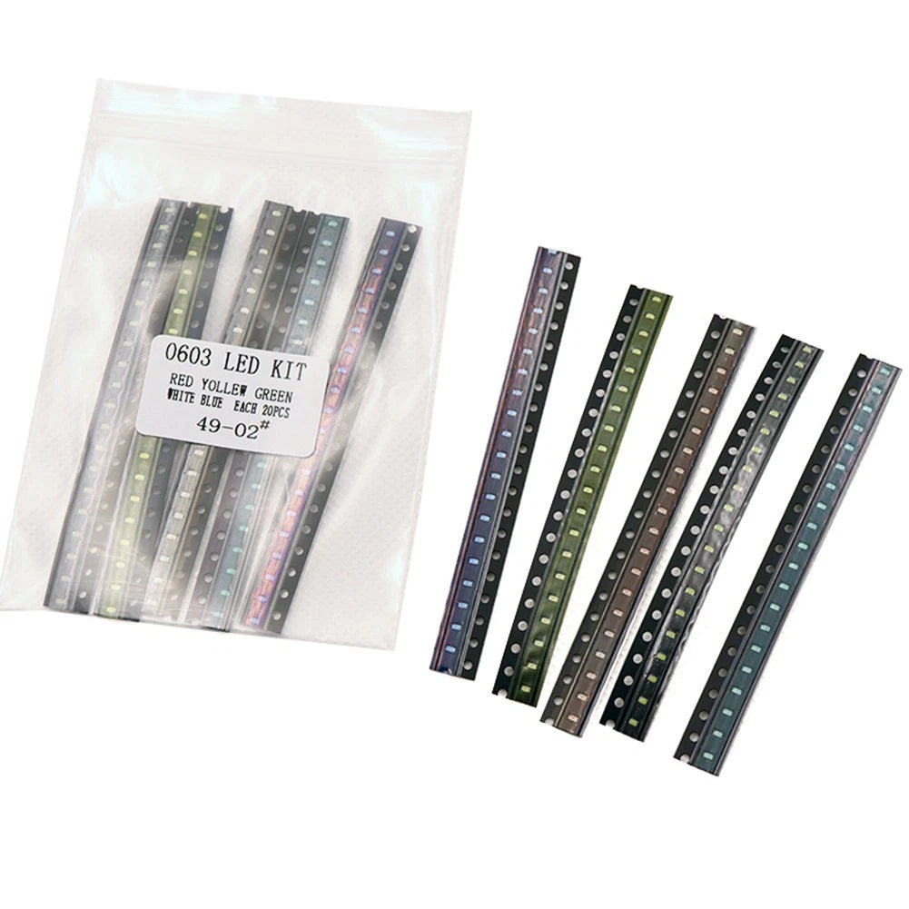 LED Light Assortment Kit 100pcs for Automotive (0603)
