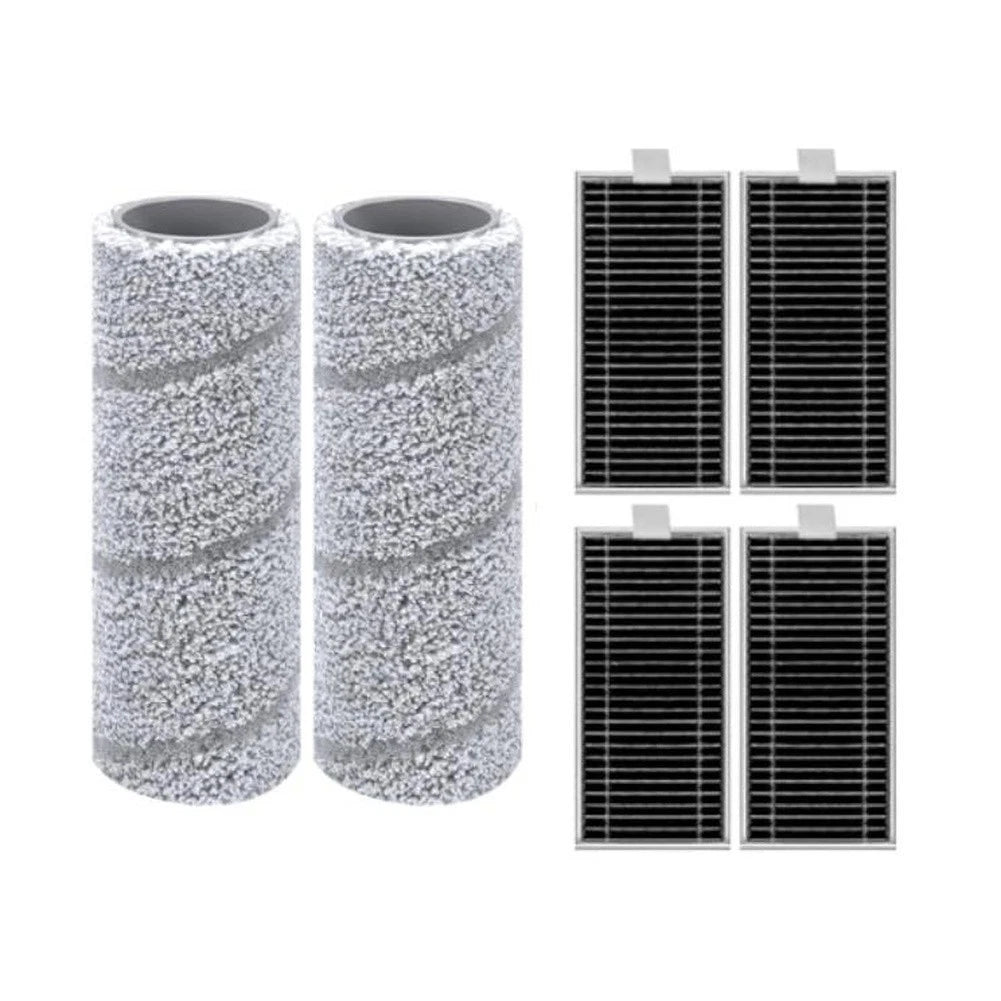 2 Mopping Roller Brushes with 4 HEPA Filters for Ecovacs X11 (2021–2023)