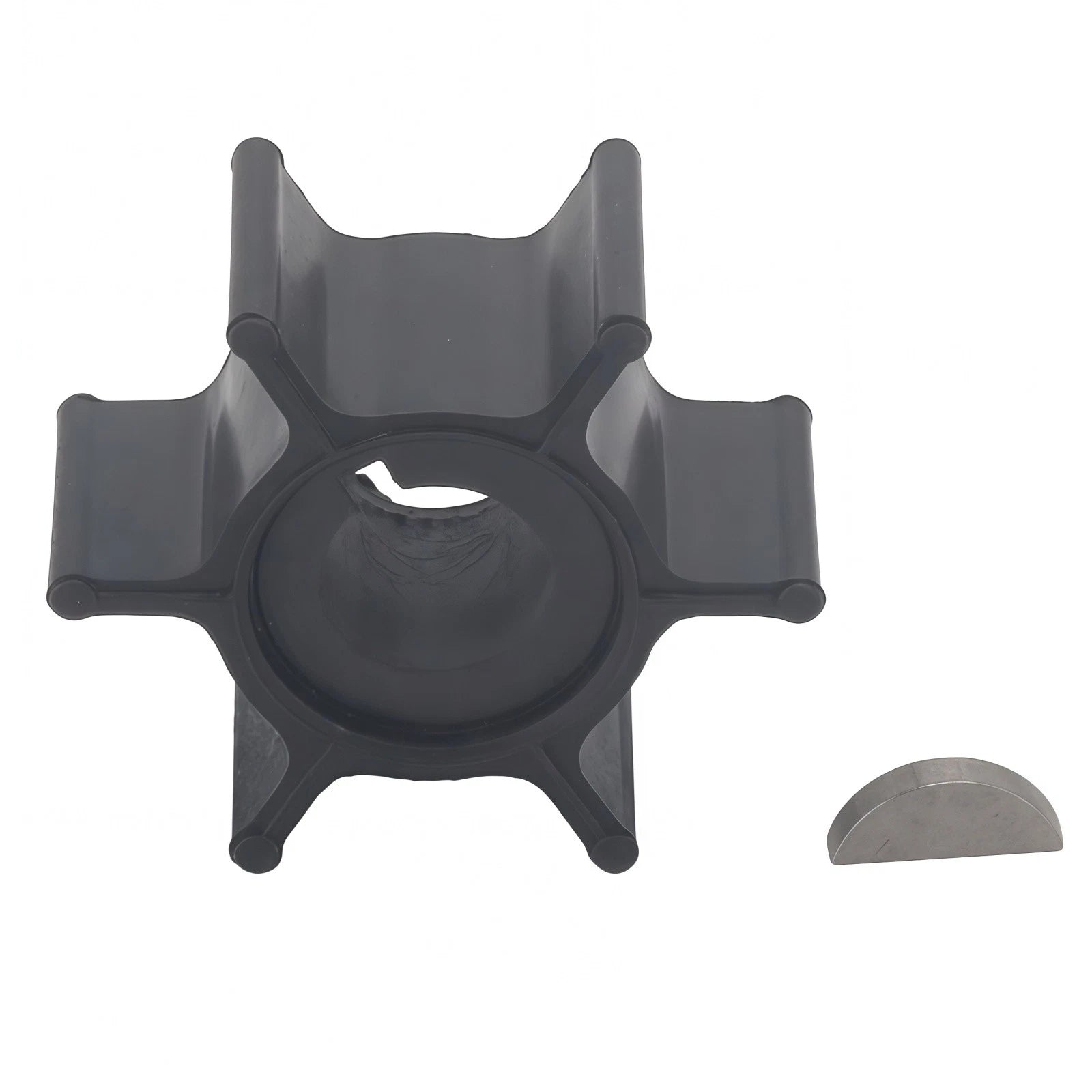 6G1-44352-00 Water Pump Impeller & Key for Yamaha Outboard (2 Stroke 6-8 HP)