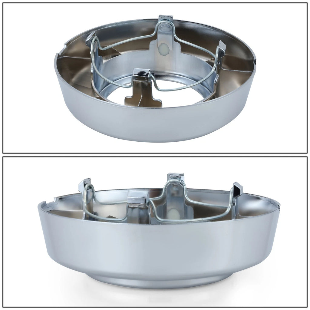Set of 4 Push On Style Front Wheel Center Caps for Ford F250 F350 E150 E250 E350 (1995–2008)