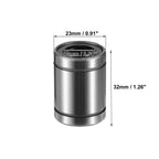 Set of 4 LM13UU Linear Ball Bearings for Car (13mm ID x 23mm OD x 32mm)