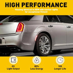 Red LED Side Marker Light for Chrysler 300 (2015–2023) Smoked Lens