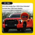 Set of 4 Door Handle Cover Trim for Dodge Ram 1500 Crew Cab (2019–2025) Matte Black