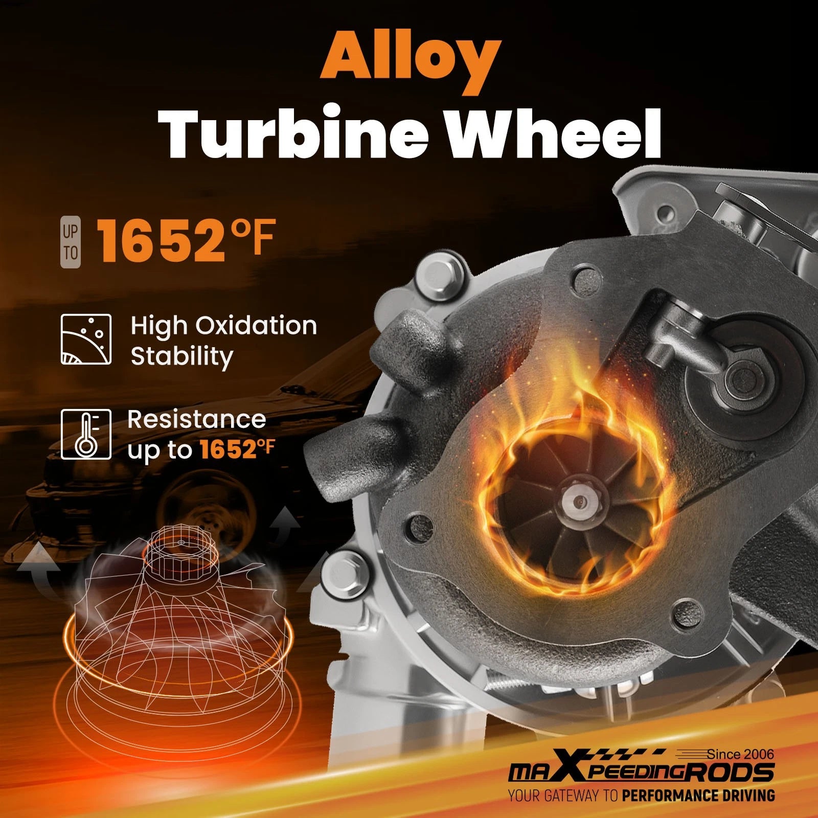 Turbocharger for Toyota Hiace Land Cruiser 2.5L (2001)