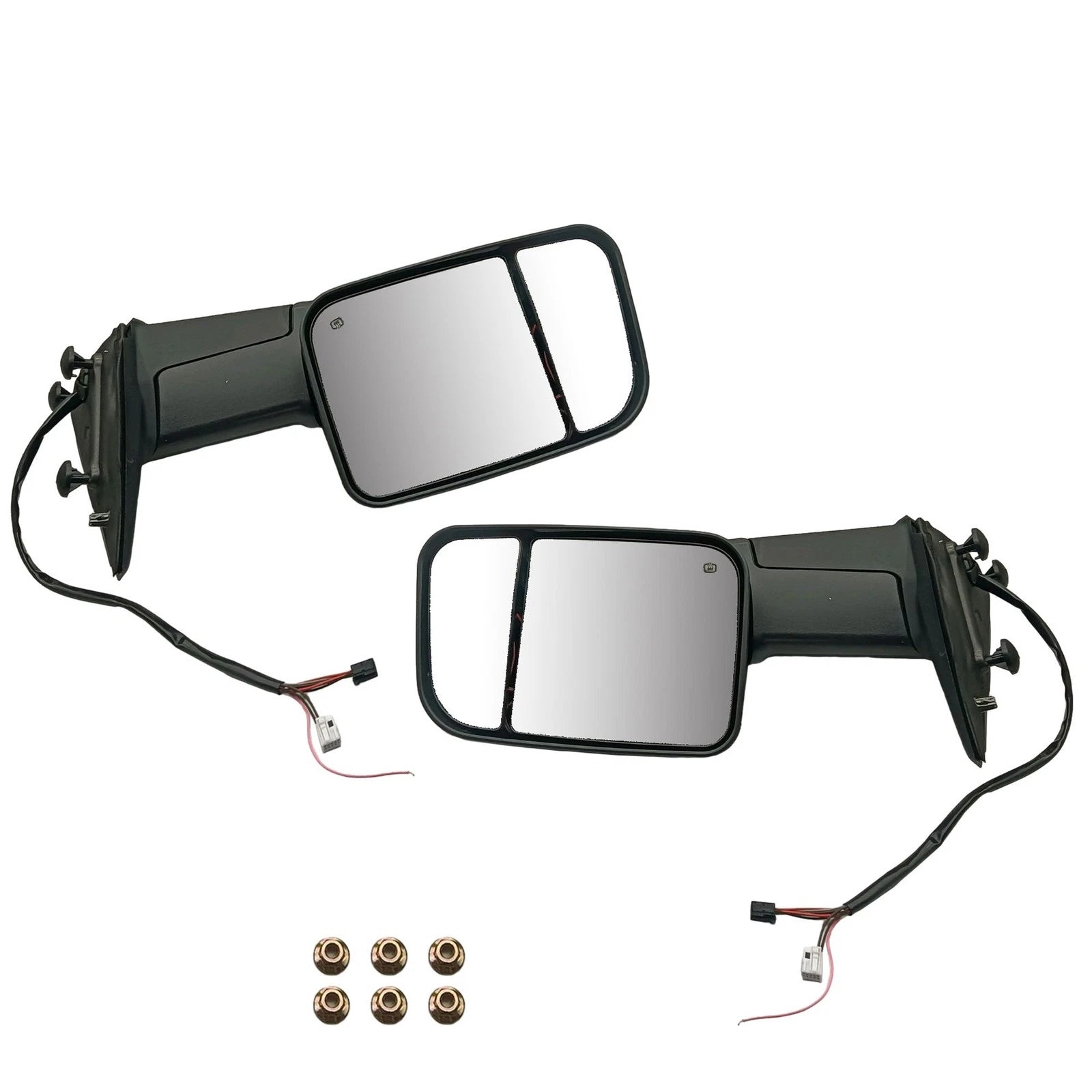 Power Heated Turn Signal Towing Mirrors for Dodge Ram 1500 2500 3500 (2002–2023)