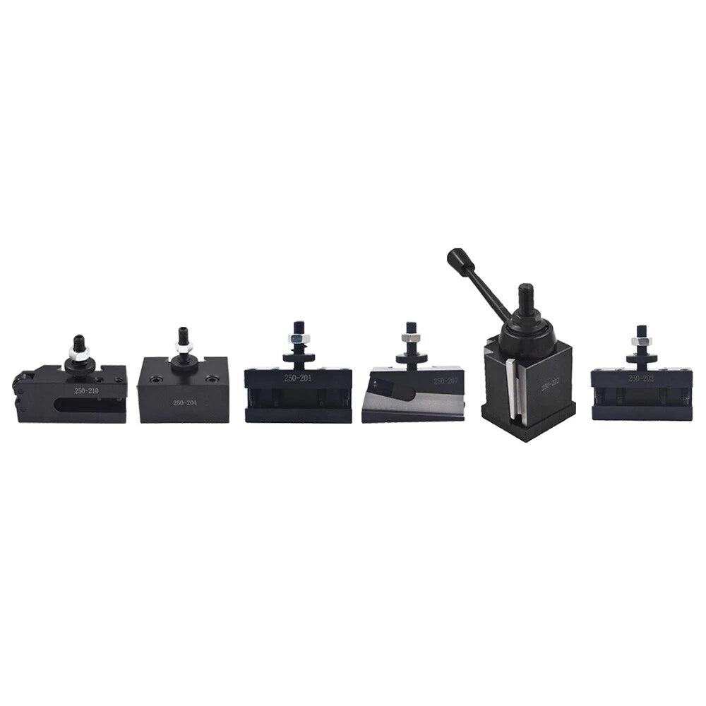 Set of 6 Quick Change Wedge Tool Posts for BXA Series 10" - 15"