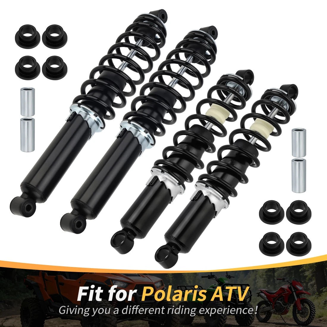 Coil-over Shocks for Polaris Scrambler 850, Sportsman 550, 1000 XP (2014–2023)