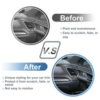 Set of 2 Air Condition Outlet Vent Trim Cover Frame for Mazda CX-9 (2016–2023) Black