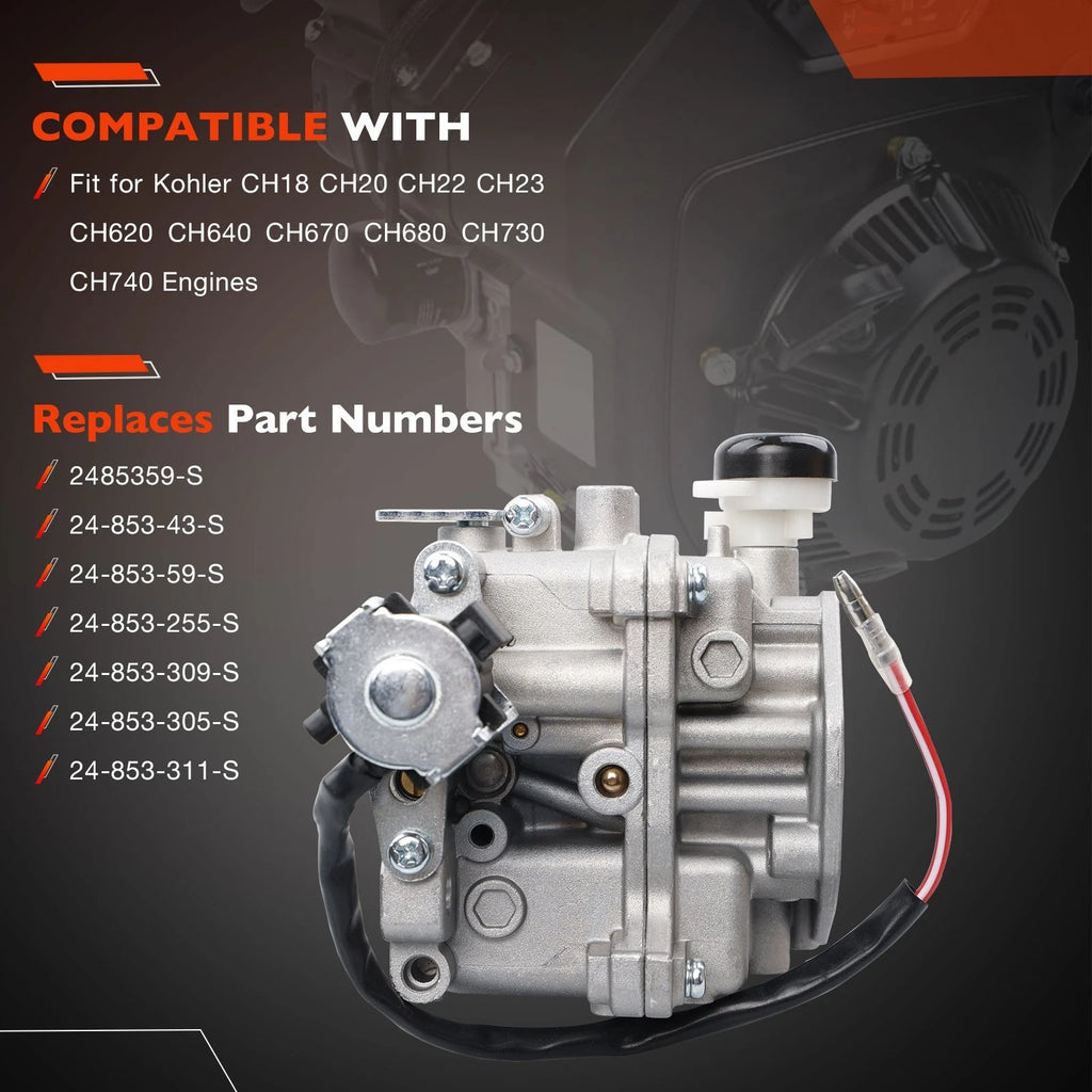 Carburetor Kit for Kohler CH640 CH740 CH22 CH23 CH620 CH680