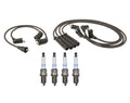 Denso 7mm Wire Set & 4 Platinum TT Spark Plugs for Mazda B2600 (1986–1993)