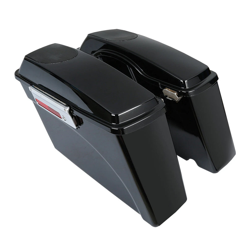 Hard Saddlebags Speaker Lids for Harley Touring Road King (1993–2013)