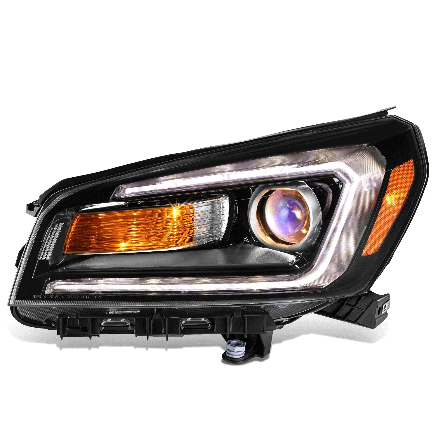 LED Projector Headlight Assembly for Acadia (2013–2016) - Left, Black Amber