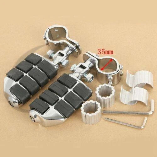 Set of 4 Highway Bar Footpegs for Harley Touring Softail