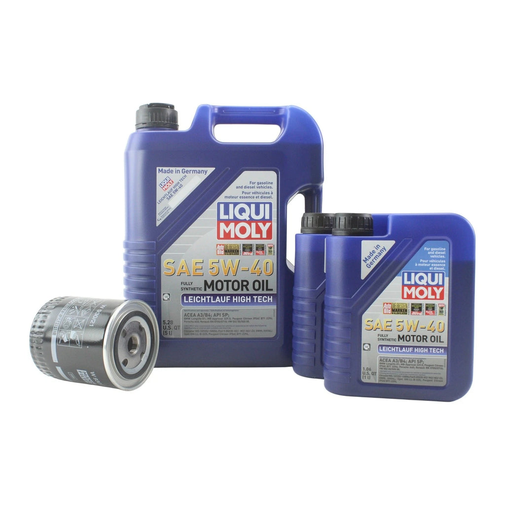 Oil Change Kit 7L Liqui Moly Leichtlauf High Tech 5W-40 for Audi 2.7/2.8L