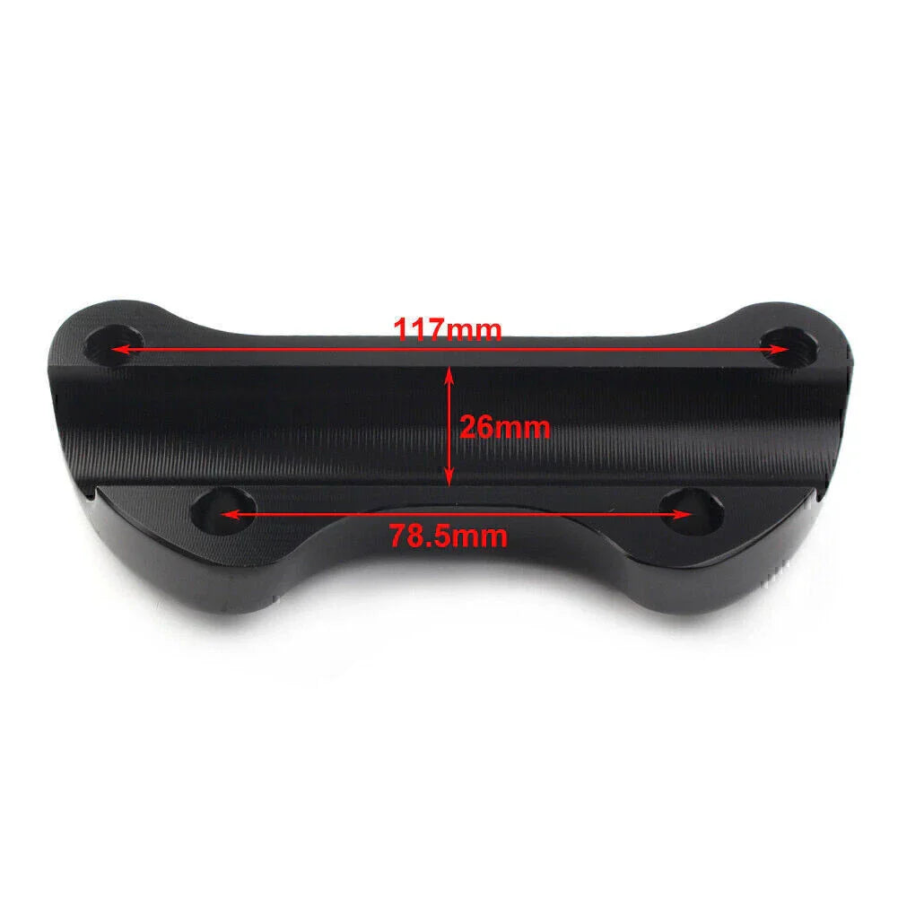 Handlebar Riser Top Clamp Cover for Harley Sportster Softail Dyna