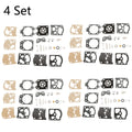 Set of 4 Carburetor Rebuild Kits for Walbro K20-WAT WA WT Series