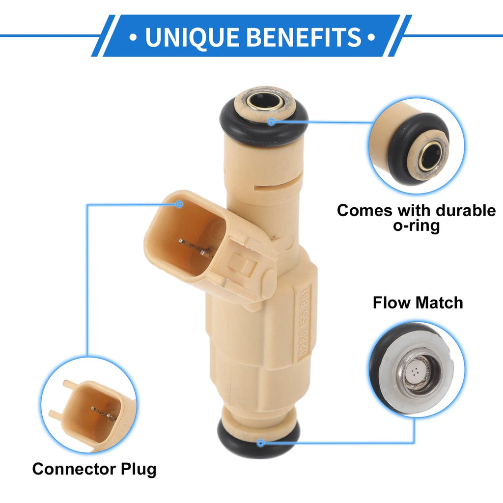1 Pc Fuel Injector No.0280155861 for Ford Explorer (1999–2001)