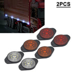 Round 9 LED Side Marker Lamp for Car Bus Truck Trailer (Universal)