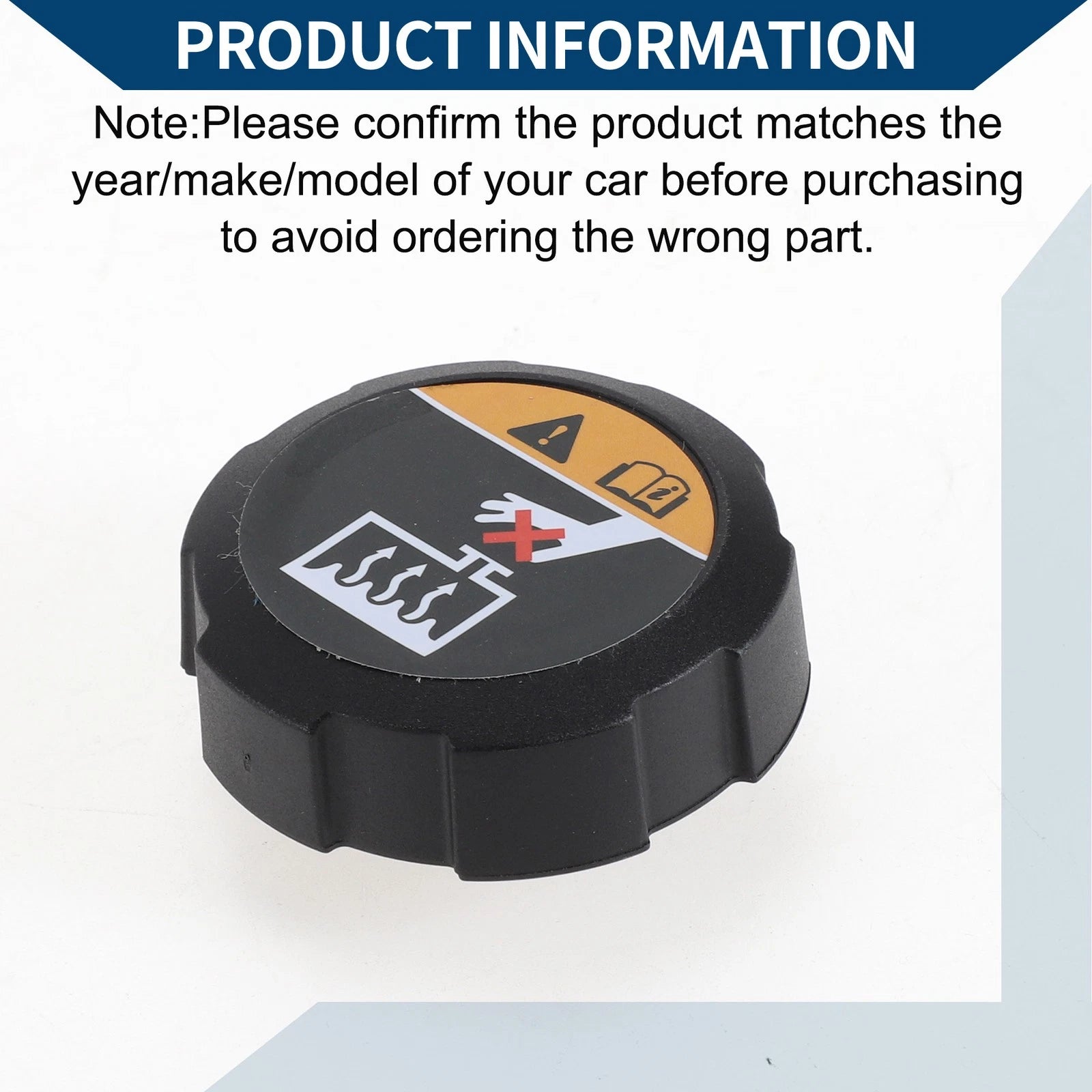 Coolant Cap for Hyundai Tucson Elantra Veloster Kona, Kia Niro (No. 25330D3000)