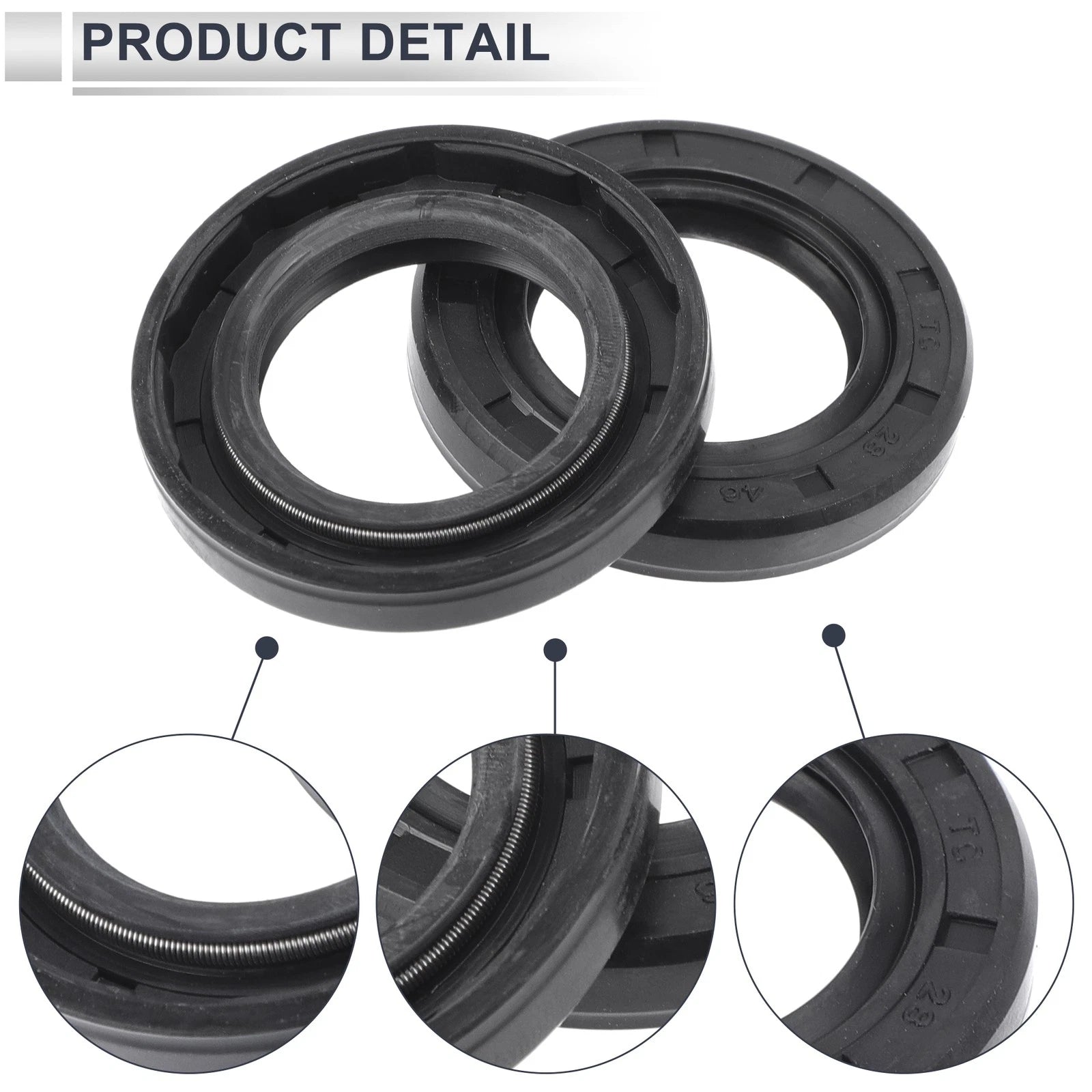 Set of 5 Oil Seal Rotary Shaft Seal TC Ring 28x46x7mm Nitrile Rubber