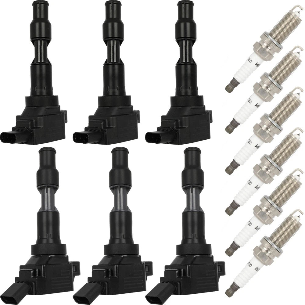Set of 6 Ignition Coils & Iridium Spark Plugs for Kia Sorento (2018–2020)