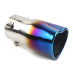 Stainless Steel Heart Shaped Exhaust Pipe Tail Muffler Tip for Universal