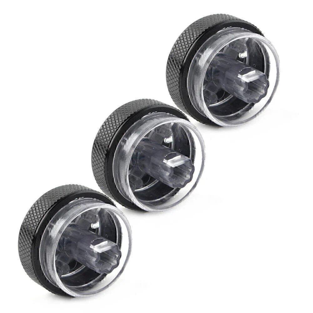 3 Pcs Air Conditioner Switch Knob Button for Ford Focus MK2 MK3 Mondeo (2004-2018)