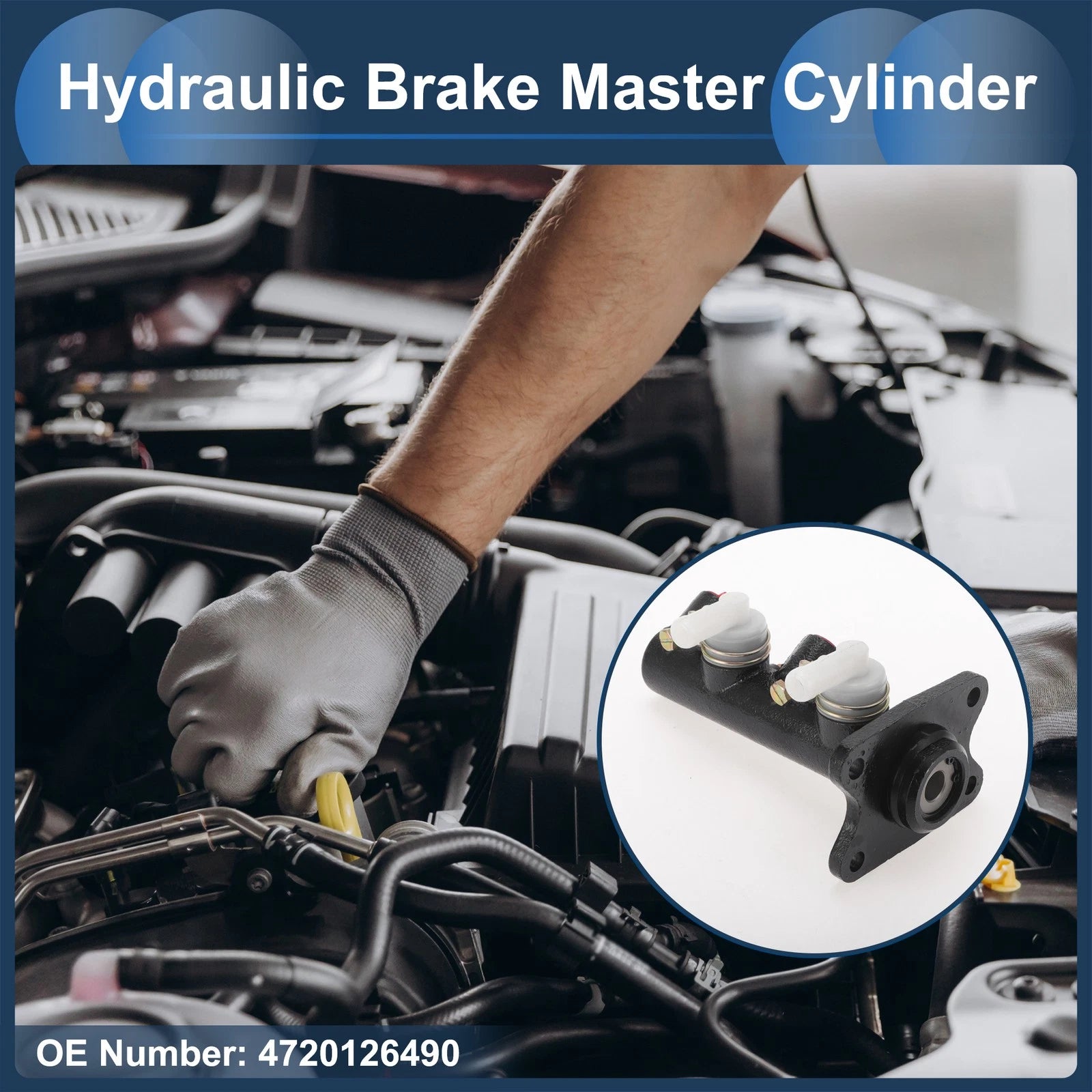 Brake Master Cylinder No. 4720126490 for Toyota Hiace (1989–2004)