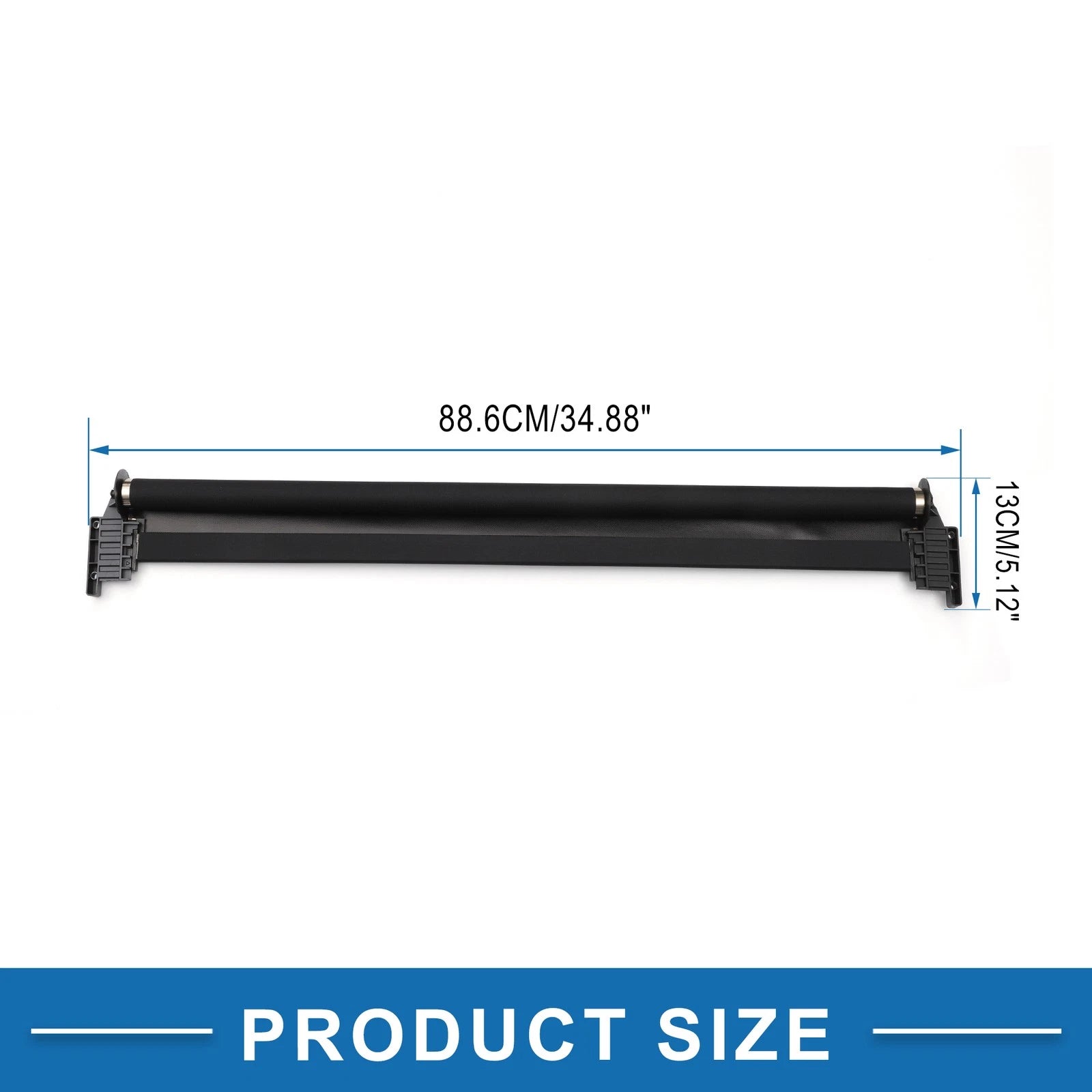 Sunroof Sun Shade Cover Assembly for BMW 535i GT (2010–2011) Plastic Black