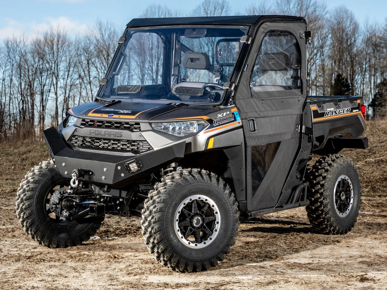 Scratch Resistant Vented Windshield for Polaris Ranger 1000 (2018–2023)
