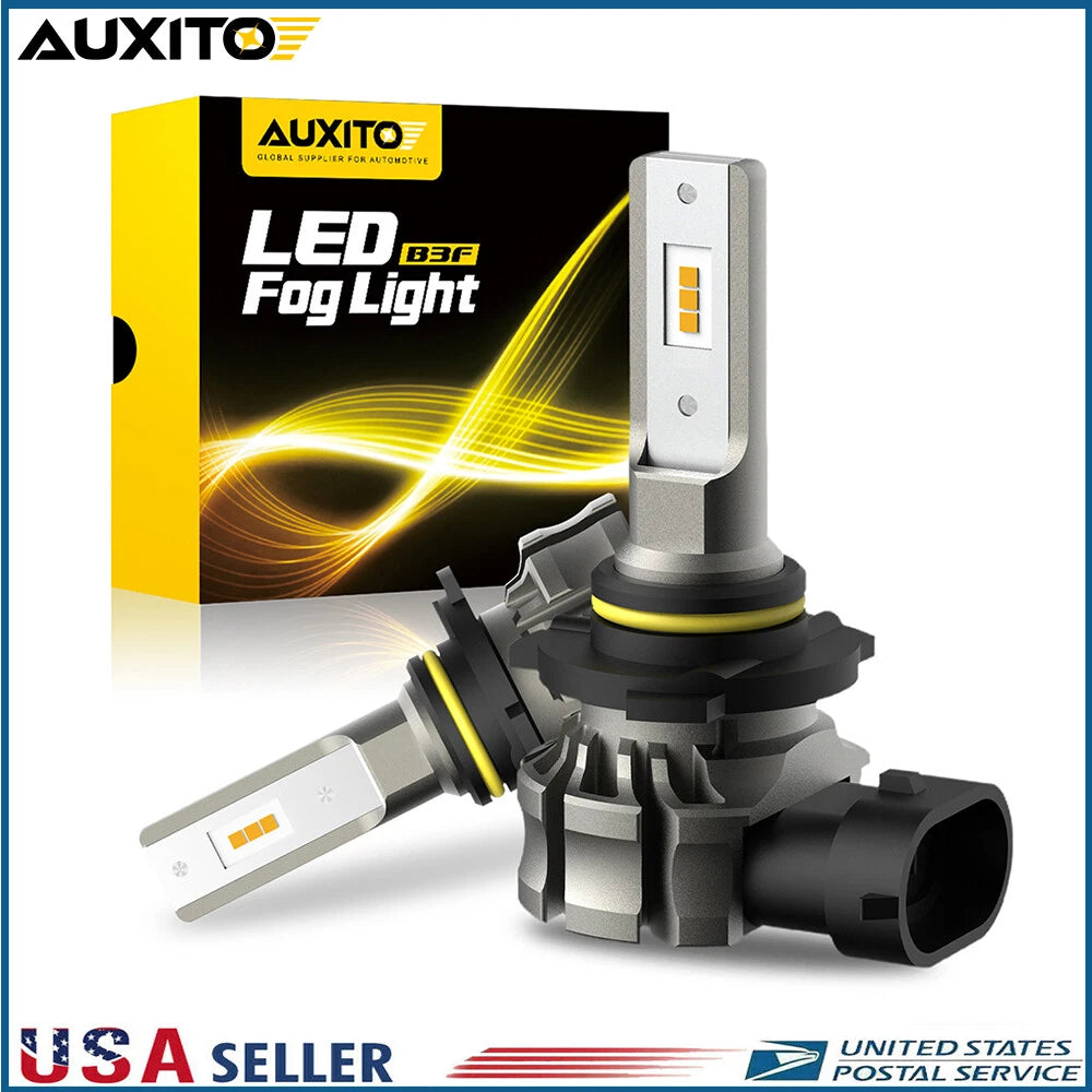Pair LED Fog Driving Light Bulbs H10 9145 9140 for
