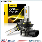 Pair LED Fog Driving Light Bulbs H10 9145 9140 for