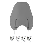 Smoke Windscreen Clamps for Harley Dyna Low Rider (2006–2017) 49mm