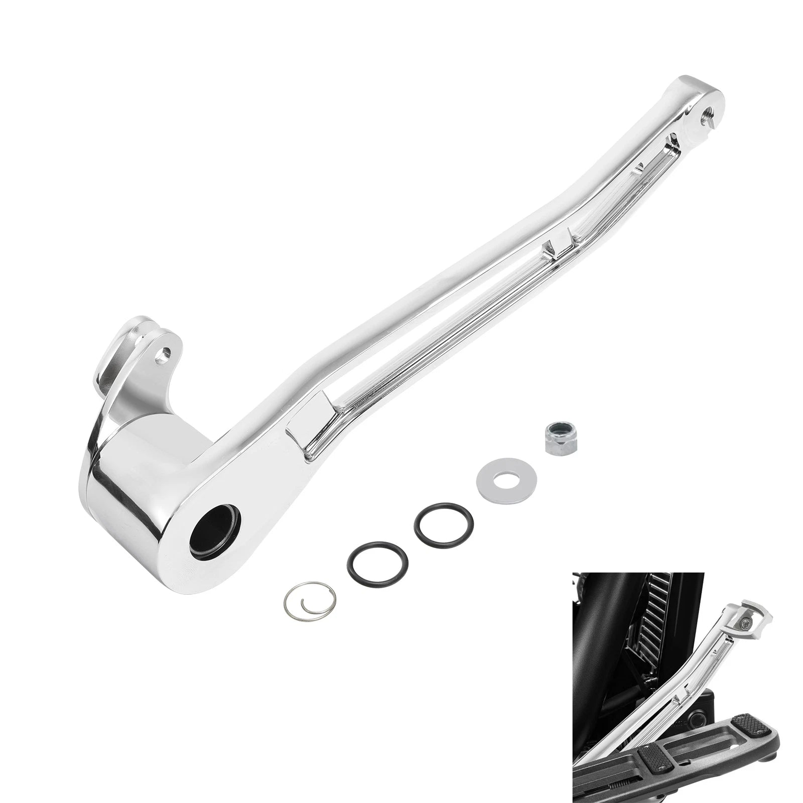 Brake Arm Lever for Harley Touring Electra Street Road Glide (2014–2024) Chrome
