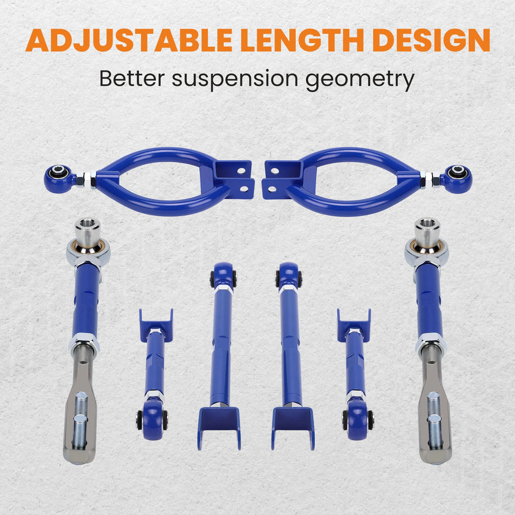 Rear Camber Kit & Traction Control Arms for Nissan 240SX (1989–1994)