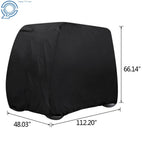 Waterproof Storage Cover for EZGO, Club Car, Yamaha Golf Carts (4 Passenger)