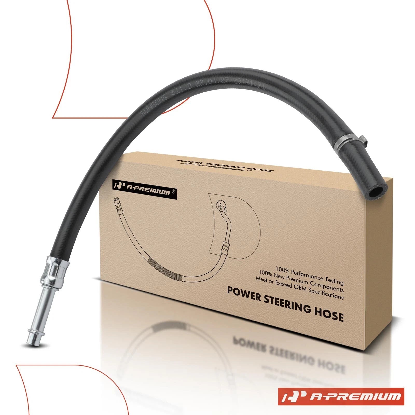 Power Steering Return Line Hose for BMW 740i 740iL (1995–2001)