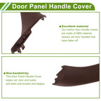 Door Panel Handle Pull Trim Cover for BMW 5 Series (2011–2016) Reddish Brown
