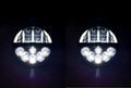 7 Inch LED Projector Headlights High Power for Pair (Low High)