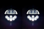 7 Inch LED Projector Headlights High Power for Pair (Low High)