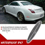 2X Clear Red LED Bumper Side Marker Lights for Lexus SC430 (2002–2010)