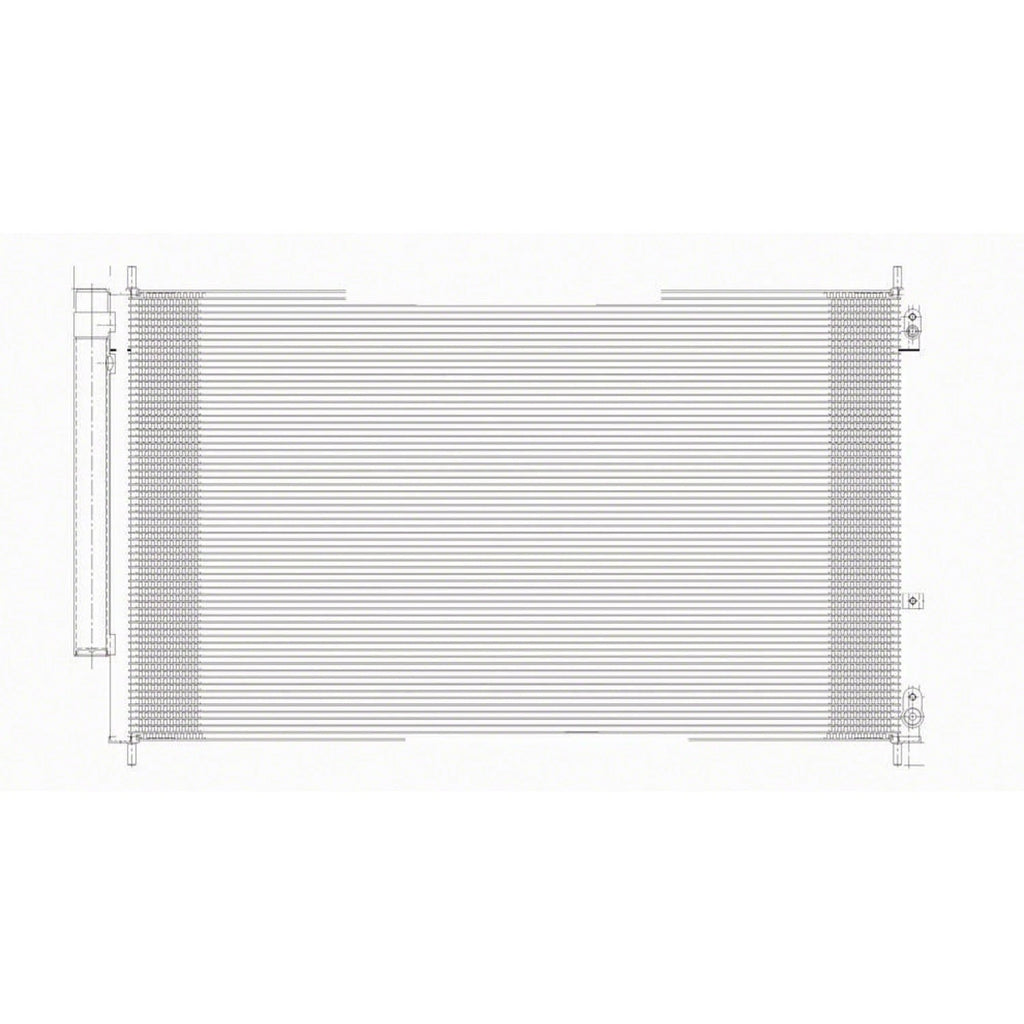Replacement A/C Condenser Repair Part For 2005-2010 Honda Odyssey
