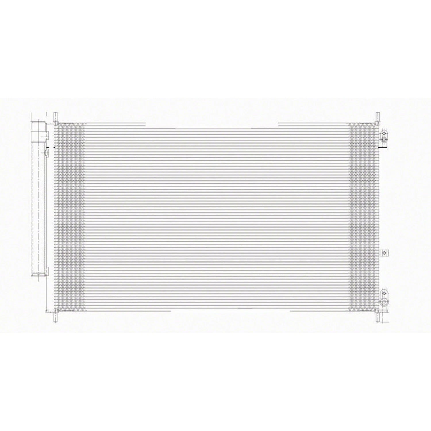 Replacement A/C Condenser Repair Part For 2005-2010 Honda Odyssey